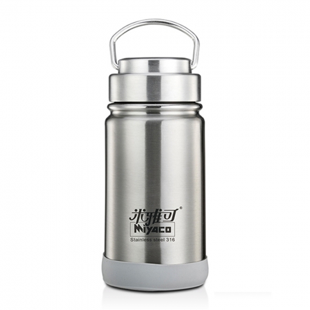 米雅可 經典316不鏽鋼廣口真空保溫瓶350ml（不鏽鋼色） MY-F14035S 台灣製