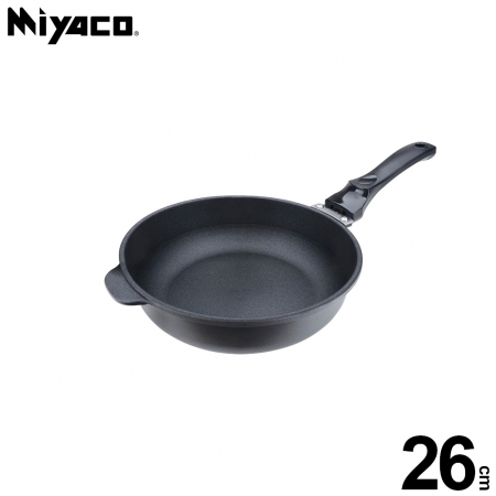 米雅可 遠紅外線陶瓷不沾深型平底鍋26cm（無蓋） MY-B01P260 台灣製