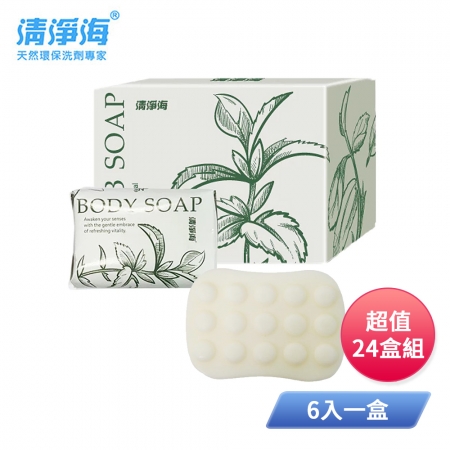 清淨海 香皂80g（6入盒裝）超值家庭號24盒組