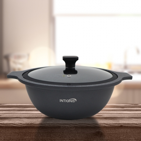 英國製 INTIGNIS 大理石鑄造深型砂鍋-32cm-1支