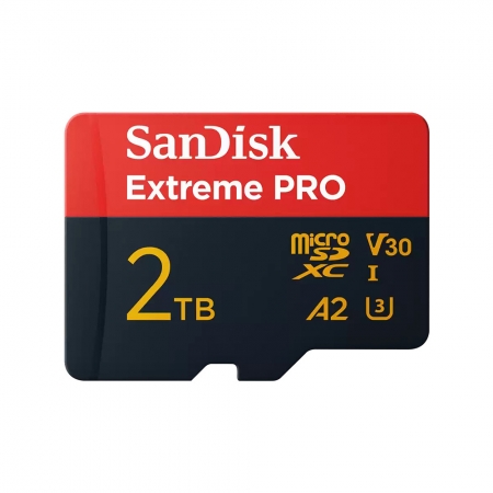 SanDisk 2TB Extreme Pro 記憶卡 A2 V3 UHS-I U3 microSD Gopro適用（SD-SQXCD-2TB）