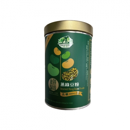 【禾園生技】返穀歸臻-蒸綠豆粉（400g/罐）