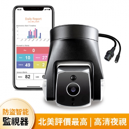 【 Amaryllo 愛瑪麗歐 】 Ares Pro 360度防盜智能室外監視器