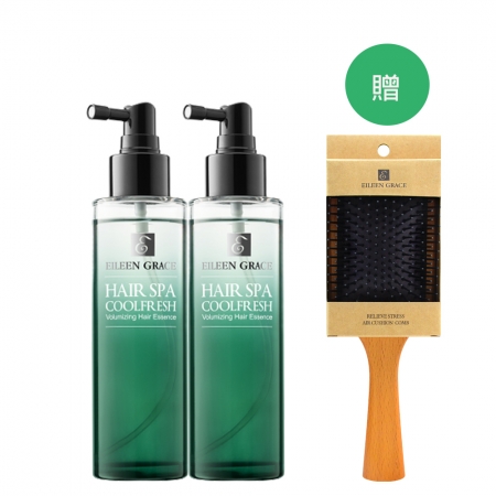 妍霓絲頭皮淨化養髮精華120mlx2＋贈氣墊梳x1