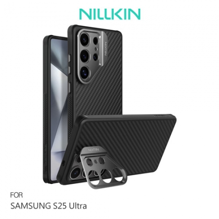 NILLKIN SAMSUNG 三星 S25 Ultra 纖極碳纖維紋磁吸殼 （精孔版） MagSafe