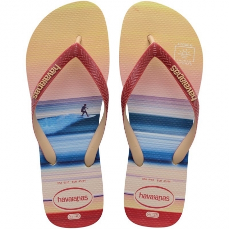 【哈瓦士havaianas】 巴西 人字拖 哈瓦士 男款 Top surf sessi/ 橘紅