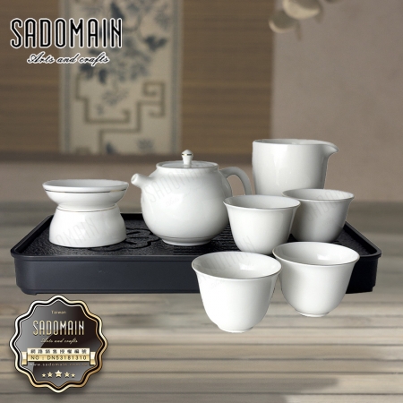 仙德曼 白玉杯茶具旅組
