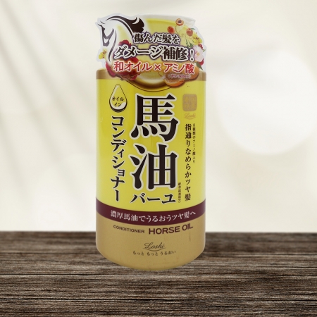 日本製 濃郁馬油柔順雙效潤髮乳-450ml-2瓶