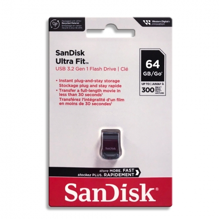 SanDisk CZ430 64GB Ultra Fit USB 3.2 最高可達 300MB/s 極緻小巧 高速隨身碟（SD-CZ430-64G）