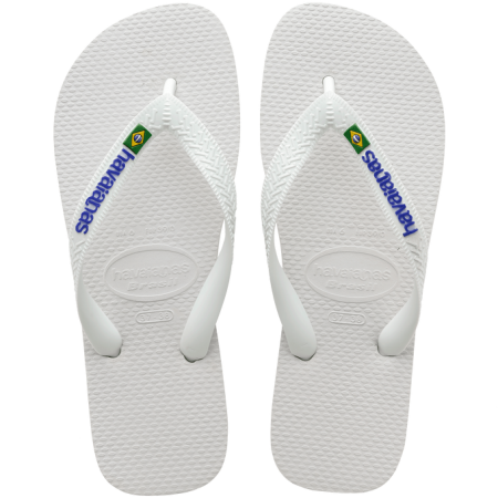 【哈瓦士havaianas】 巴西人字拖  男款 Brasil logo/白色夾心