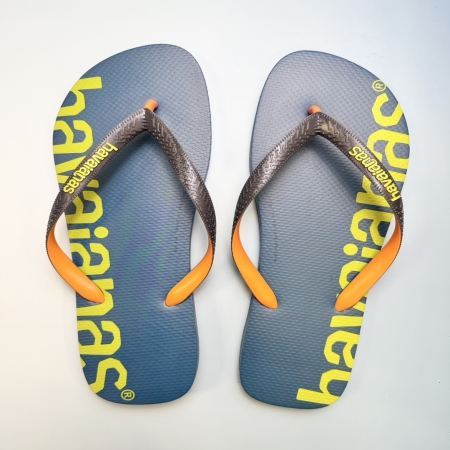 【哈瓦士havaianas】 巴西人字拖  男款 Logomania Hightech/土耳其藍 #大尺寸