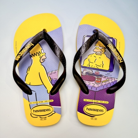 【哈瓦士havaianas】 巴西人字拖  男款Simpsons/肌肉荷馬