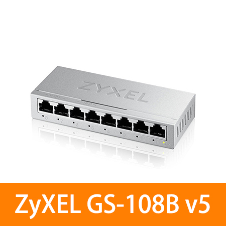 合勤 ZYXEL GS-108B v5 8埠桌上型網路交換器