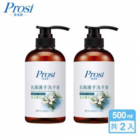 【Prosi普洛斯】抗菌護手洗手液500mlx2入