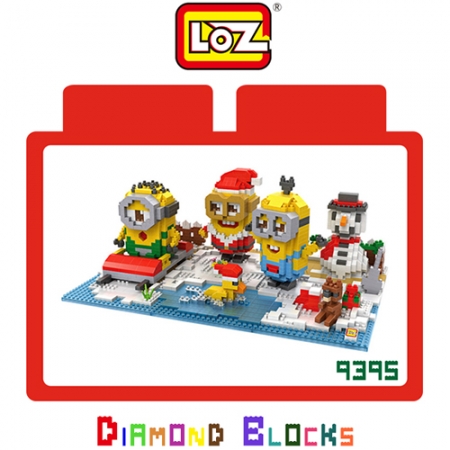 【清倉特賣】LOZ 鑽石積木 聖誕小小兵套裝組 / 月餅 / 熊本熊存錢罐