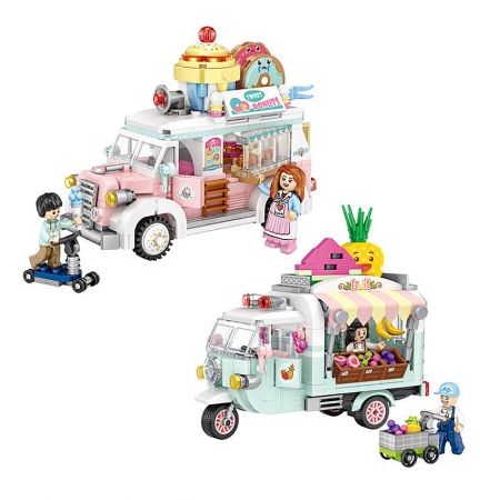 【清倉特賣】LOZ mini 鑽石積木 - 餐車系列 （多款式）