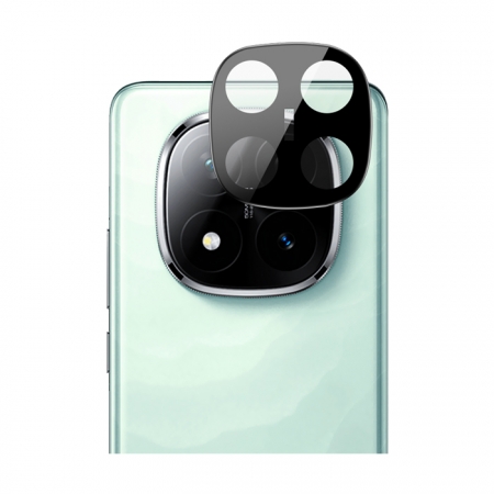 Imak Redmi 紅米 Note 14 / 14 Pro / 14 Pro＋ 5G 鏡頭玻璃貼（一體式）（曜黑版） 