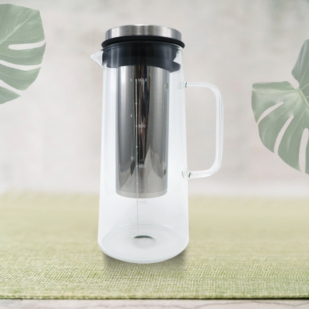 Kiyodo 咖啡泡茶玻璃壺-1000ml-1組