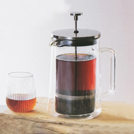妙管家 雙層玻璃沖茶器-1000ml-1支