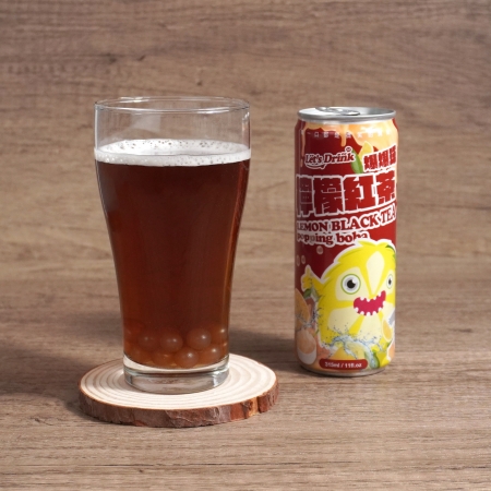 Let's Drink 檸檬紅茶爆爆珠鋁罐飲料（箱購）