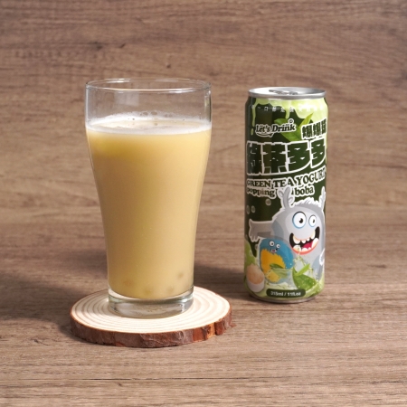 Let's Drink 綠茶多多爆爆珠鋁罐飲料（箱購）