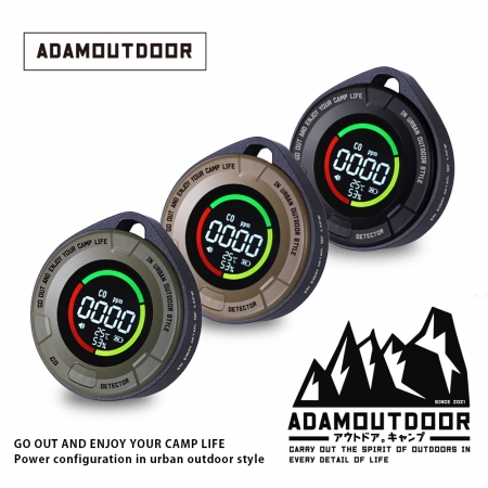 ADAMOUTDOOR｜一氧化碳偵測警報器｜溫度計 濕度計