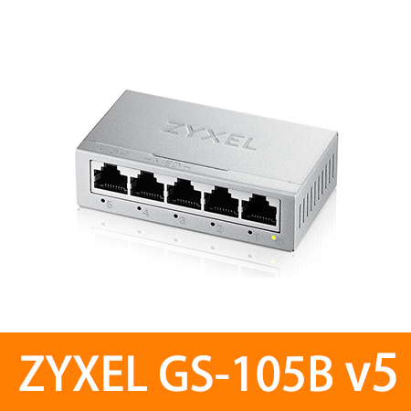 合勤 ZYXEL GS-105B v5 五埠 桌上型 乙太網路交換器