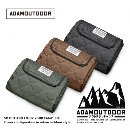 ADAMOUTDOOR｜防水經典隨身野餐墊 ADPC-BLK200