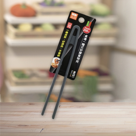 桌邊一體式矽膠食物夾-3支