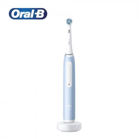 德國百靈Oral-B-微震科技電動牙刷 iO3 （冰川藍）