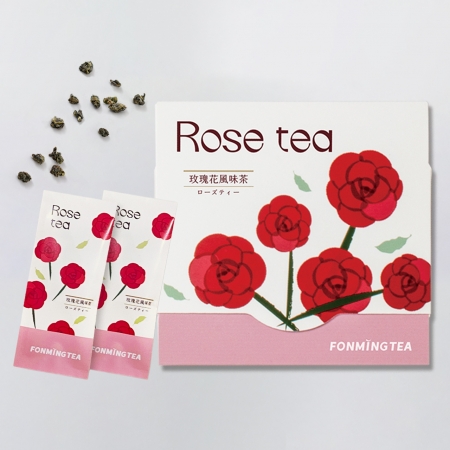 新鳳鳴 玫瑰花風味烏龍茶 窨花茶 Rose Oolong tea 原片茶葉定量6包入