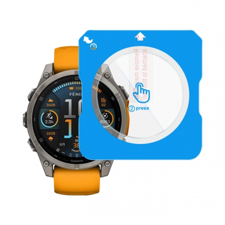Imak GARMIN Fenix 8 AMOLED （43mm/47mm/51mm） 玻璃手錶膜（自帶定位版）