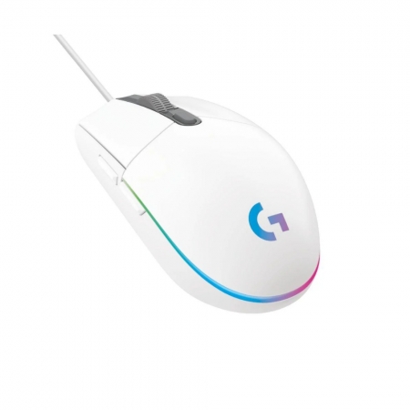 Logitech 羅技 G102 LIGHTSYNC RGB 6鍵 炫彩遊戲滑鼠 有線 白色（LOGI-102RW）
