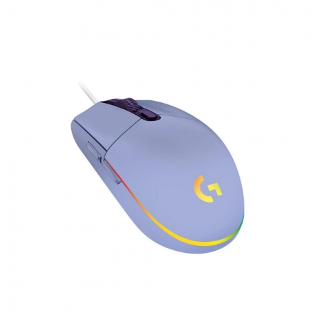 Logitech 羅技 G102 LIGHTSYNC RGB 6鍵 炫彩遊戲滑鼠 有線 紫色（LOGI-102RP）