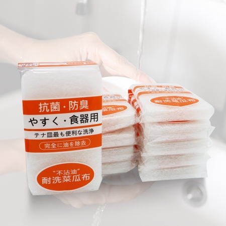 皮久熊耐洗不沾油菜瓜布-10入x2組
