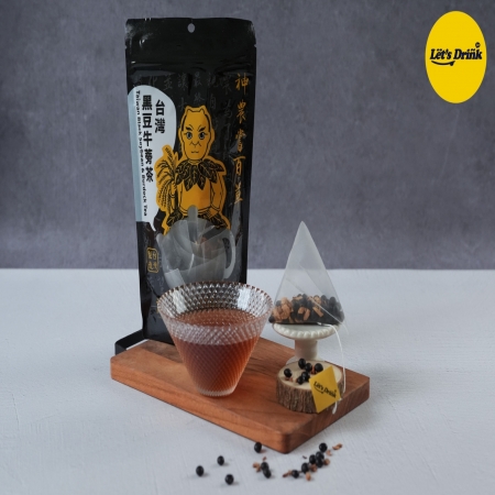 士林神農宮聯名-Let's Drink 台灣黑豆牛蒡茶 24袋/箱 （每袋10g*6包）