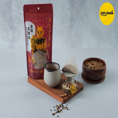 士林神農宮聯名-Let's Drink 台灣五穀茶 24袋/箱  （每袋10g*6包）