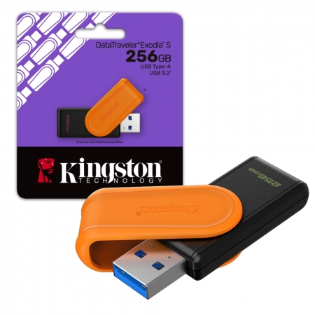 金士頓 Kingston 256GB Data Traveler Exodia S USB 3.2 隨身碟 旋轉帽蓋（KT-DTXS-256G）