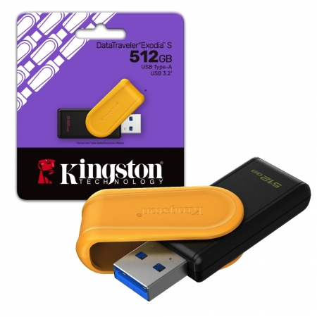 金士頓 Kingston 512GB Data Traveler Exodia S USB 3.2 隨身碟 旋轉帽蓋（KT-DTXS-512G）