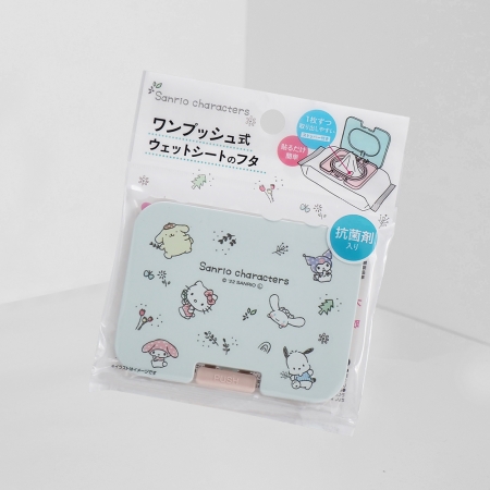 日本進口濕紙巾蓋-三麗鷗家族-淺藍色-3入