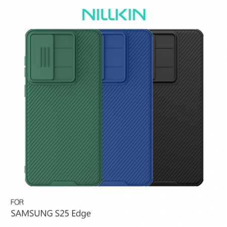 NILLKIN SAMSUNG 三星 Galaxy S25 Edge 黑鏡 Pro 手機殼 雙料殼