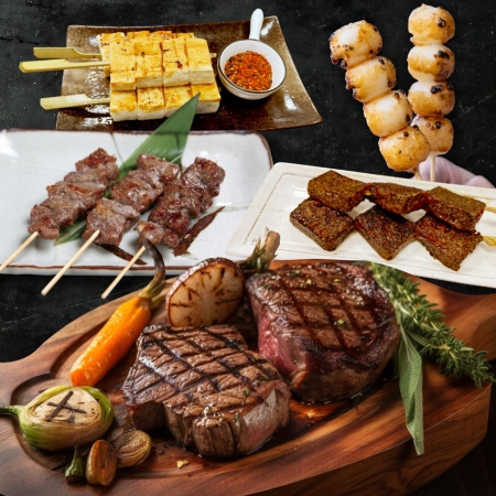【赤豪家庭私廚】大份量全牛烤肉箱（1.9kg±10%/組）贈活凍南美白蝦1盒