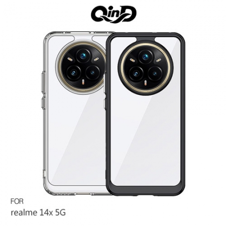 QinD realme 14x 5G 雙料太空殼 手機殼