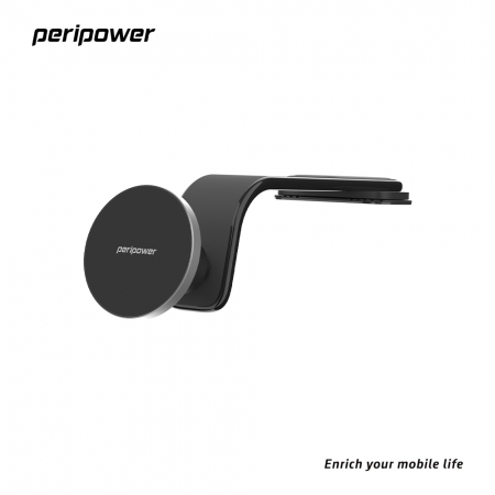 peripower MagSafe 磁吸車用鋁片無線充電手機架（AM-06 ＋ BH-03）