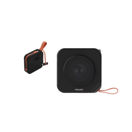 PHILIPS FunCube 多合一磁吸行動電源Type-C（黑色） DLP4348CB