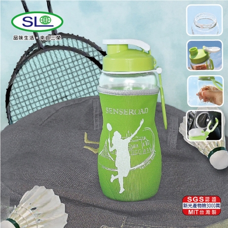 SL 流線玻璃瓶（＋布套）500ml R-300n 台灣製