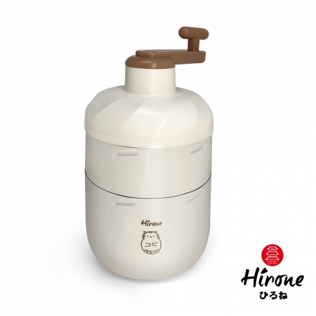 【日本Hirone】304不鏽鋼內膽手持刨冰器（含製冰模） LG10101101