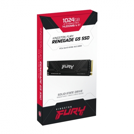 金士頓 1024GB FURY Renegade G5 PCIe 5.0 NVMe M.2 SSD 高效能固態硬碟（KT-SFYR2S-1TB）