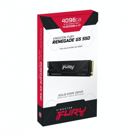 金士頓 4096GB FURY Renegade G5 PCIe 5.0 NVMe M.2 SSD 高效能固態硬碟（KT-SFYR2S-4TB）