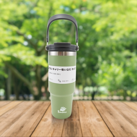 304不鏽鋼手提攜吸杯-880ml-2支